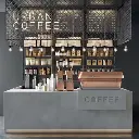 تصميم كوفي شوب شارع / داخل مول