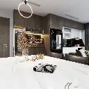 مشروع لشقة تاون هاو استديو كامل تصميم داخلي