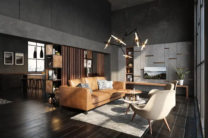مشروع تصميم منطقة ترفيه الطراز الحديث