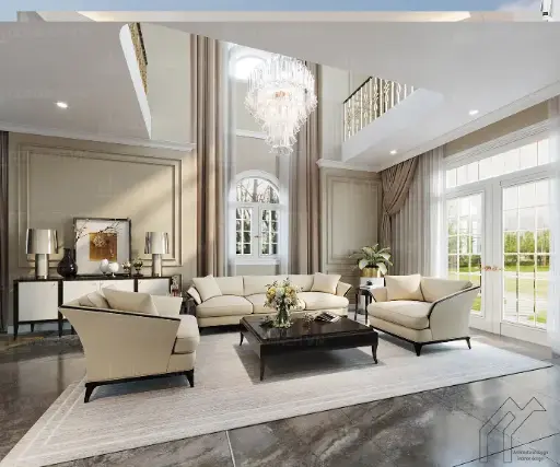 مشروع تصميم شقه صغيره من الطراز التاريخ الحديث